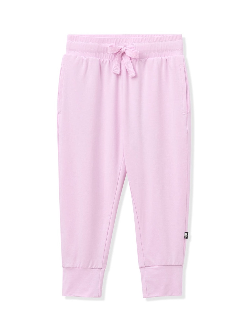 Kyte Baby joggers bamboo pants taro thistle drawstring waist lavender girl ankle